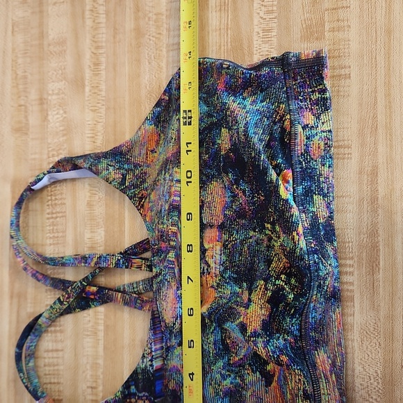 LULULEMON Multi Color Energy Bra Medium Support, size 10 - Picture 8 of 10